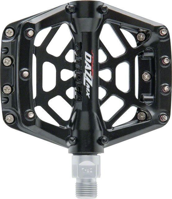 2-24  Tioga DAZZ MX Pedals, 9/16&quot; Alloy Platform, Black