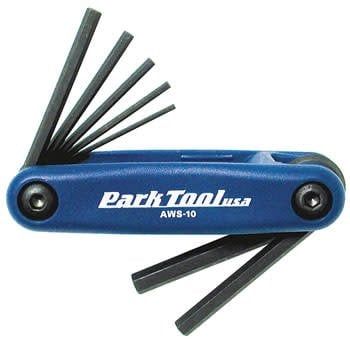 6-24  Park Tool AWS-10 Metric Folding Hex Wrench Set