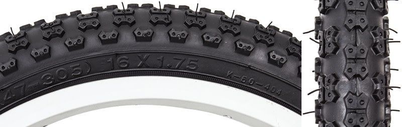5-20 TIRES SUNLT 16x1.75 BK/BK MX3 K50