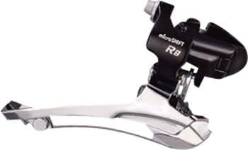 8-22  microSHIFT Road R8 Double 7/8-Speed  Front Derailleur, 31.8/34.9mm, Shimano Compatible