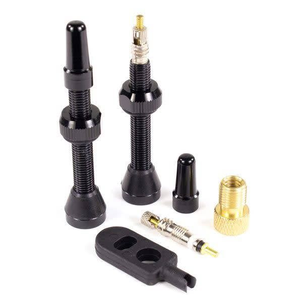 9-20 SEALANT - 2 TUBELESS PRESTA VALVES 44MM BLACK