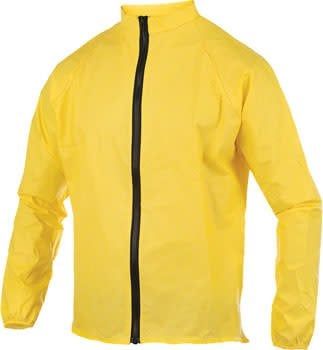 4-19 O2 Rainwear Cycling Rain Jacket: Yellow LG