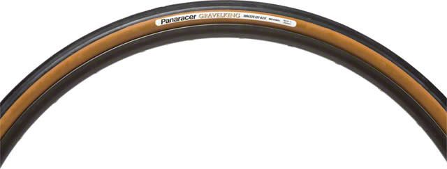 9-24   Panaracer GravelKing Tire - 700 x 28, Clincher, Folding, Black/Brown