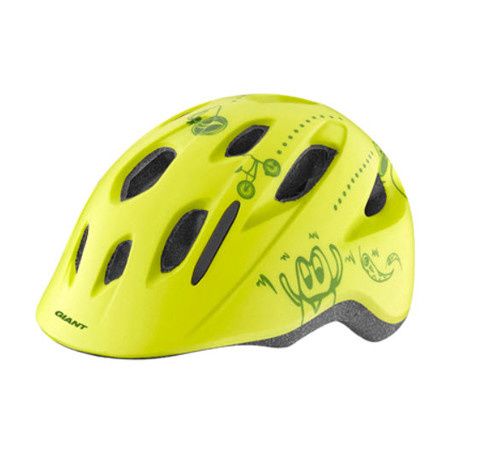 1-21  GNT Holler Youth Helmet OSFM Matte Lime (w/ Bug Net)