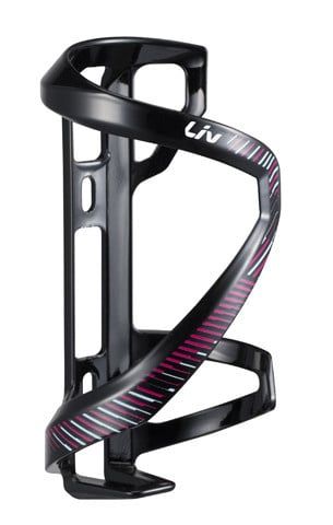 4-21  GNT LIV AirWay Sport RH Side-Pull Bottle Cage Black/Purple/LBlue