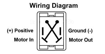 12V 5th Wheel &amp; Tongue Jack Switch, Black