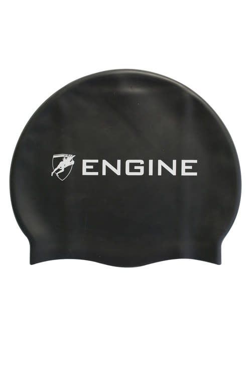 Engine racing dome swim cap
