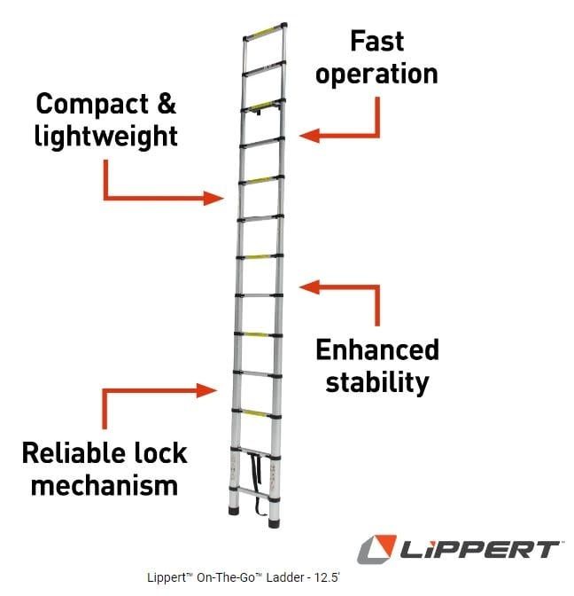 Telescoping Ladder; 12 Foot