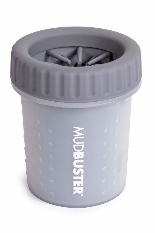Portable Dog Paw Washer; Small, Light Gray