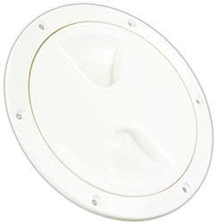 Access Door; 5-3/4&quot; Cutout Diameter; 6-3/4&quot; Outside Diameter; White