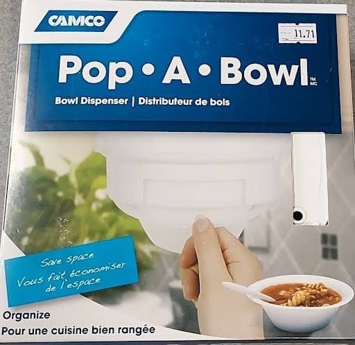 Plate Holder; Pop-A-Bowl; For 6 Inch Disposable Bowls or Plates