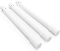 Refrigerator Content Brace; Spring Loaded 10&quot; to 17&quot;; Pack of 3; White