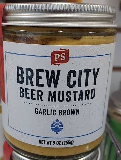 Brew City Garlic Brown Mustard