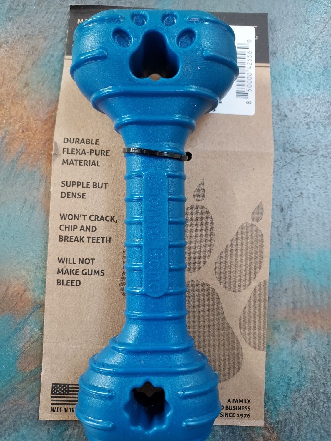 7&quot; Chompi Bone dog chew with  treat pockets,