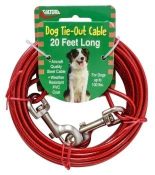 Dog tie out cable 20 feet