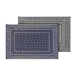 Patio Mat; Vineyard, 6x9; Blue