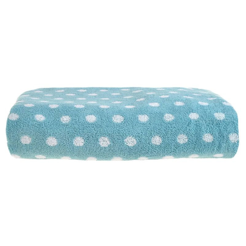 Bath Towel-Duckegg Spots