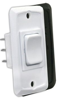 H.D. 12V Mom-On/Off/Mom-On Switch, Black