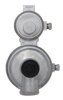 Propane Regulator; Excela-Flo; 1/4 Inch FNPT Inlet x 3/8 Inch FNPT Outlet end vent; Two Stage; 175000 BTU