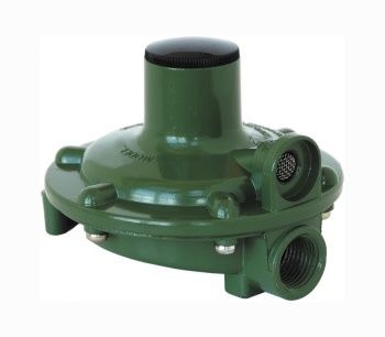 Propane Regulator; Excela-Flo; 1/4 Inch FNPT Inlet x 3/8 Inch FNPT Outlet With 90 Degree Vent; Single Stage