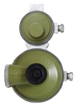 Propane Regulator; Excela-Flo; 1/4 Inch FNPT Inlet x 3/8 Inch FNPT Outlet With 90 Degree Vent