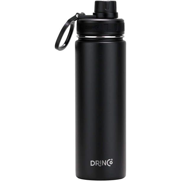 DRINCO Stainless Steel Insulated Water Bottle | Black / 22oz -