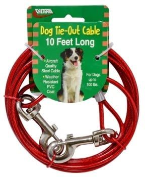 Dog tie out cable 10 feet