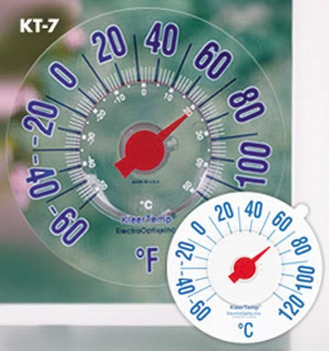 Kleer-temp window thermometer