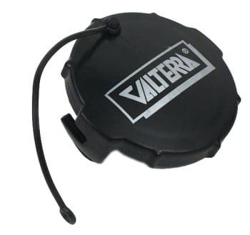 Waste Valve Cap, 3 in. Bayonet, Black, Carded