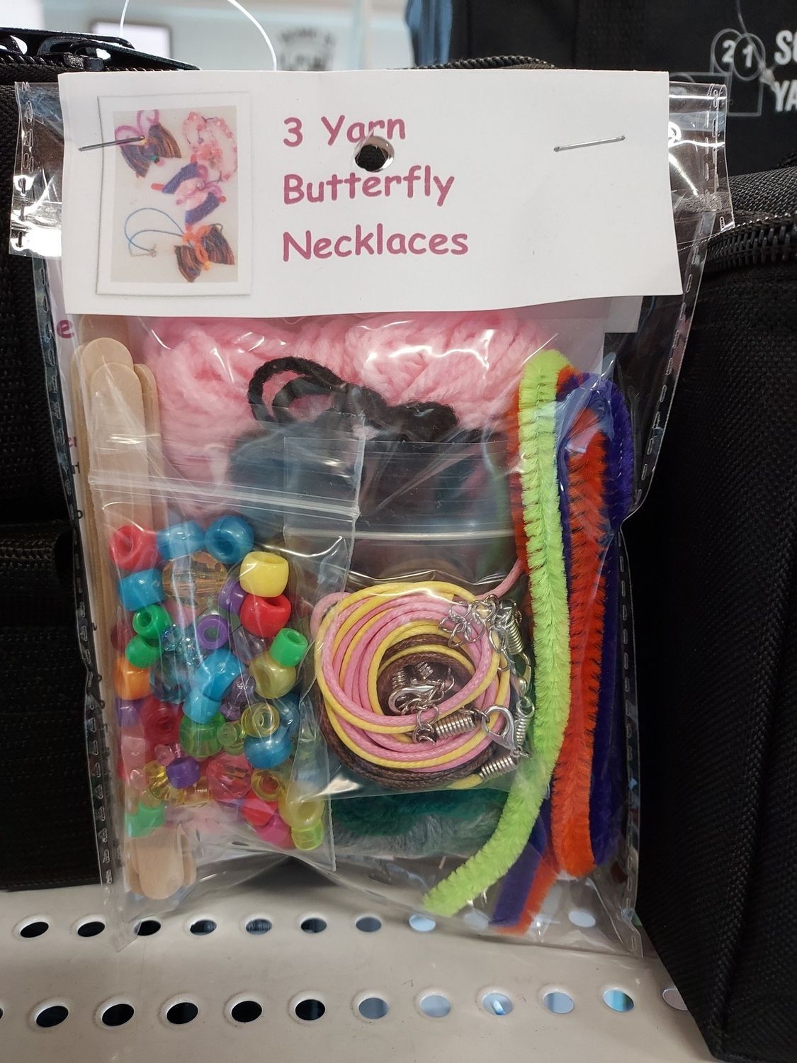 Camp craft kit-Butterfly necklace