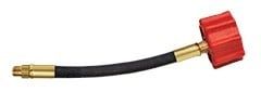 24&quot; Propane Hose; High Flow; 1/4 Inch Inside Diameter High Flow Capacity Pigtail Hose; 400,000 BTU