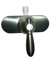 4&quot; Single Lever, Shower Valve w/ Decorative Lever Handle, Brushed Nickle Finish