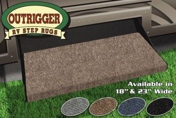 Step Rug, Outrigger 18"Brown