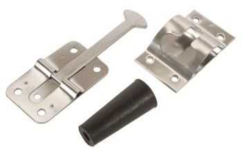 Entry Door Holder - Stainless Steel  3 3/4&quot;