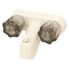 4&quot; Tub/Shower Diverter with Smoke Crystal Handles