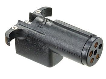 6-Way Round To 4-Way Flat Adapter