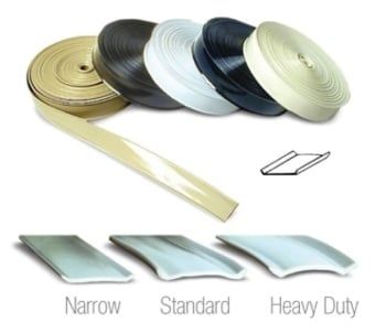 Heavy Duty Insert Trim - 1" x 25' - Black