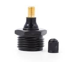 Blow out plug- plastics/valve, black