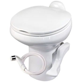 Toilet, Style II White High W/Water Sprayer