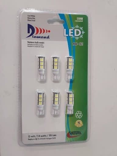 6 Pack LED Bulb 921/906 Cool White