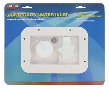 Gravity/City Water Inlet, White, Carded