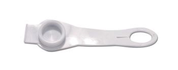 Water Inlet Plug, 3/4&quot;, with Strap, White, Carded