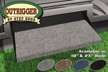 Step Rug,Outrigger 23&quot;Gray