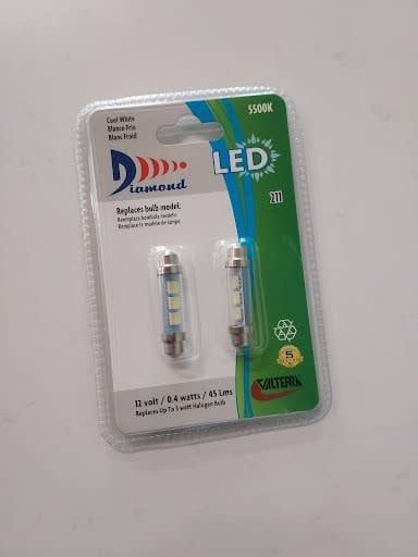 Led Festoon 43.7Mm, 45 Lum,2pk,5500K,cool White