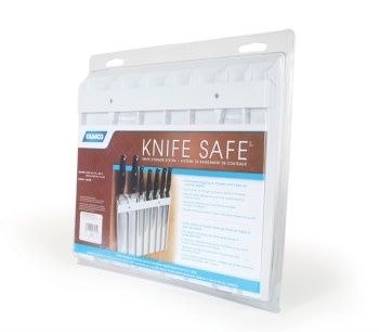 Knife safe, white