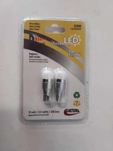 Led 2Pk White Cap 921 Warm White