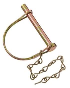 Coupler Lock Pin w/ chain, 5/16" x 2-1/2"
