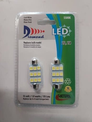 Led Festoon 45Mm, 115L,2pk,5500K,cool White