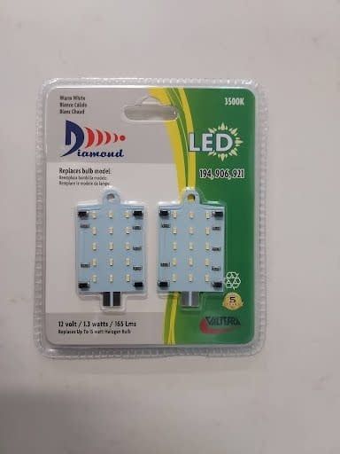 2 pack 1076 led blub warm