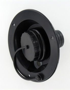 Gravity Water Inlet, Black, Carded